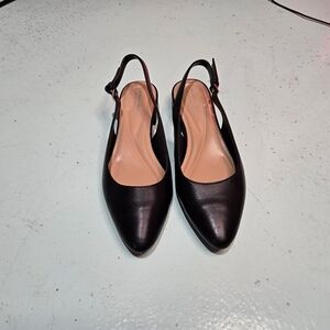 Easy Spirit Black Slingback Heels Size 9.5